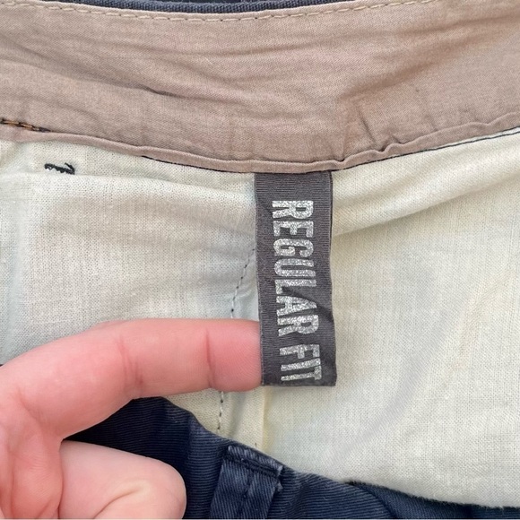 H&m LOGG Dress Pants in Navy Blue Size 38W - Picture 3 of 5